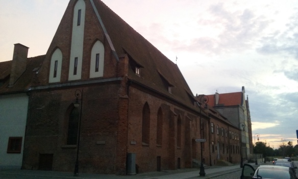 This picturesque series of buildings, starting with the 14th-century former Holy Spirit church, is the house of the Elbląg Library (although its special collections are located across the street in a 19th-century building)